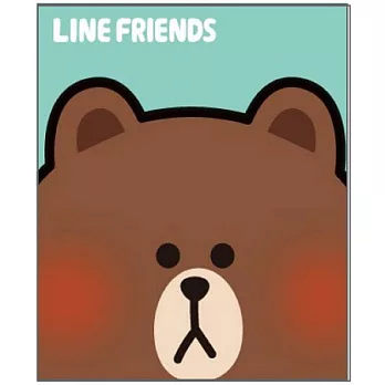 LINE FRIENDS 小四方MEMO本(熊大)