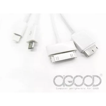 USB A公 TO NOTE3／ I5／ Mircro／ iPhone充電傳輸短線