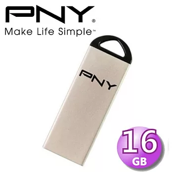 【PNY】必恩威 16GB M1 Attach 超迷你鈦金隨身碟