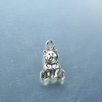 泰迪小熊苗銀配件單個‧輕靈之森手工療癒系