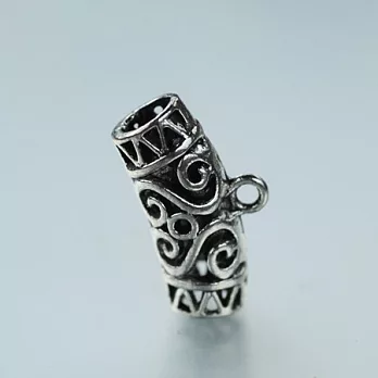 項鍊曲管苗銀配件‧輕靈之森手工療癒系