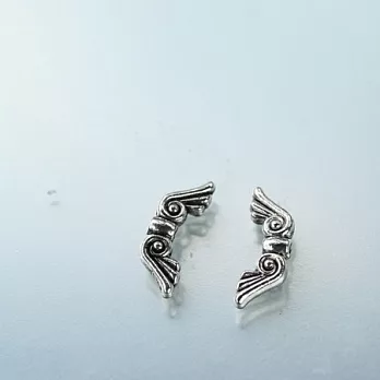 雲泥飛翅隔飾苗銀配件*2‧輕靈之森手工療癒系