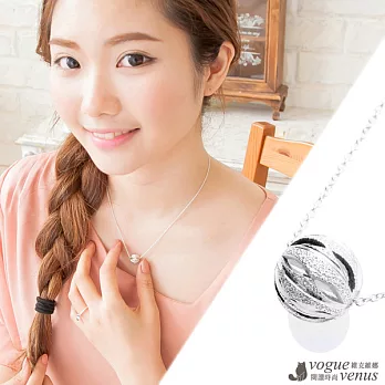 維克維娜 絕對經典 圓球滾輪925純銀項鍊 18吋