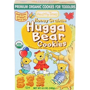 美國Healthy Times 歡樂時光嬰幼兒蜂蜜全麥抱抱熊餅