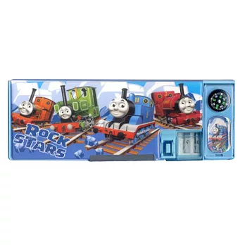 代理版 湯馬仕 彩珠大雙削筆盒 淺藍