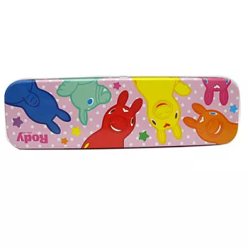 代理版 RODY 雙層鐵筆盒 粉