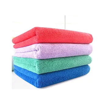 速乾超細纖維浴巾沙灘巾4入組(顏色隨機出貨)