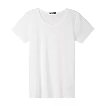 【CACO】Caco SURF-素面圓領短T-女M白