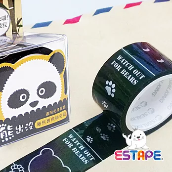 【ESTAPE】貓熊保密直拉易撕貼-點斷(全轉移型)