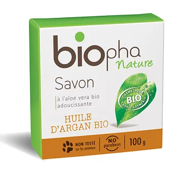[法國BIOPHA蓓兒法] 天然成份高保濕滋潤香皂—含摩洛哥堅果油。