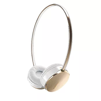 雷柏 S500 藍芽頭戴式耳麥土豪金