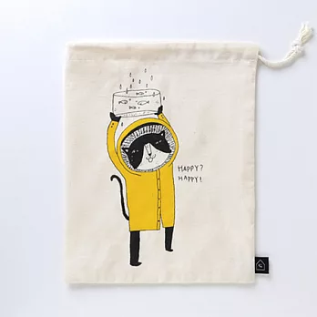 HAPPY? 中形收納袋