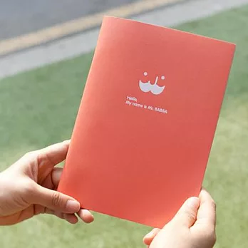 Mr.Babba條紋筆記本V.2-活力橘