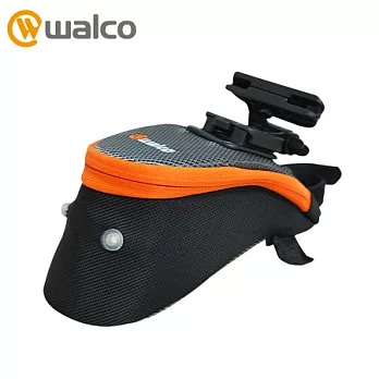 Walco MOVePAK 小鯨魚LED坐墊包,LED Whale Saddle Bag黑橘