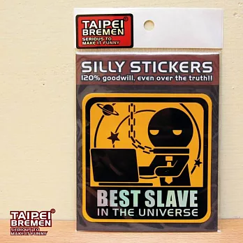 《台北不來梅》米奇鰻惡搞貼紙- 宇宙最棒奴隸