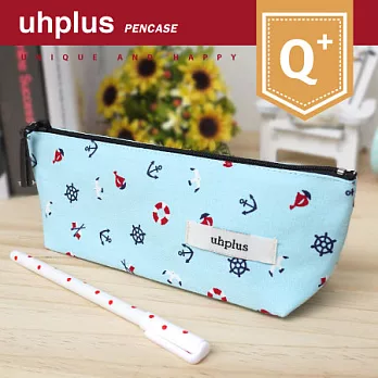 uhplus Q-plus 帆船筆袋- Little Sailor(Pure)