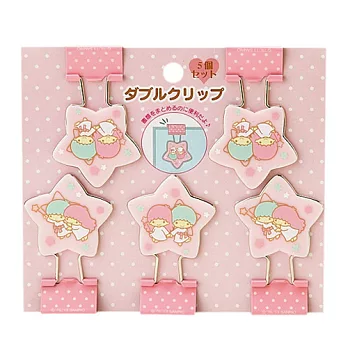 《Sanrio》雙星仙子5入造型夾(長尾夾/燕尾夾)