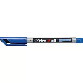 STABILO 德國天鵝牌 Write-4-all 多用途油性筆(共3種尺寸 4種顏色可選)(F)0.7mm 藍