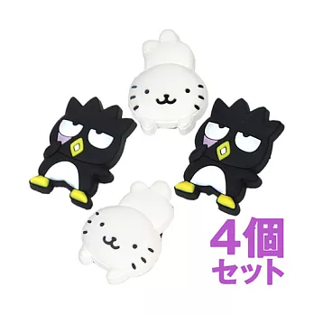 《Sanrio》酷企鵝個性生活系列矽膠造型夾(一組4個入)