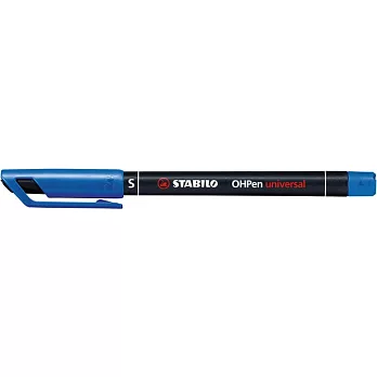 STABILO 德國天鵝牌 OHPen universal 永久性萬用油性筆(共3種尺寸 4種顏色可選)(S)0.4mm 藍