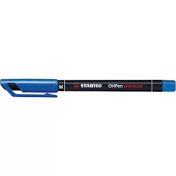 STABILO 德國天鵝牌 OHPen universal 永久性萬用油性筆(共3種尺寸 4種顏色可選)(M) 1mm 藍