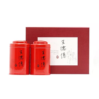 《王德傳》臺灣名茶禮盒(文山包種＋桂花烏龍)