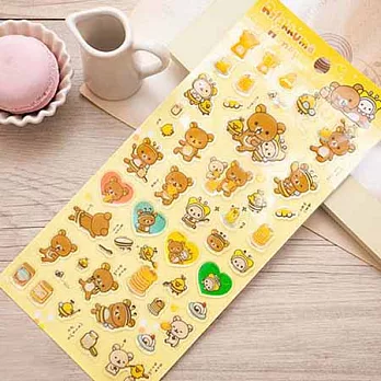 代理版 拉拉熊雷射貼紙 蜜蜂    