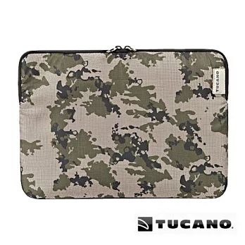 TUCANO Fluido 彩墨系列防震內袋 MB 13.3吋迷彩綠