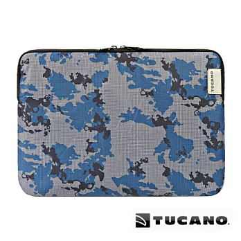 TUCANO Fluido 彩墨系列防震內袋 MB 13.3吋迷彩藍