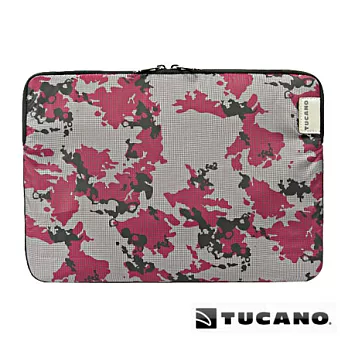 TUCANO Fluido 彩墨系列防震內袋 MB 13.3吋迷彩粉