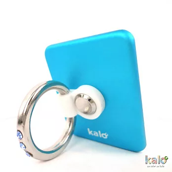 Kalo 卡樂創意 Hand Linker 指環扣 360°旋轉 手機立架藍色