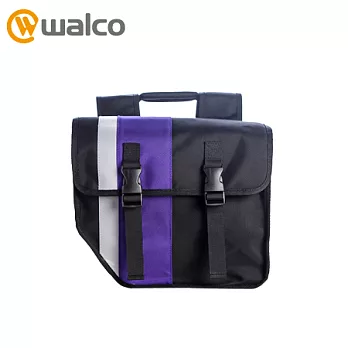 Walco Purple Commuter Pannier雙邊大馬鞍包-紫色款紫黑