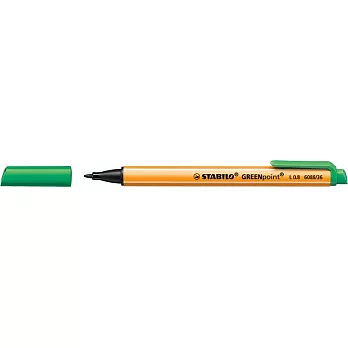 STABILO 德國天鵝牌 GREENpoint 環保簽字筆 0.8mm (共6種顏色可選)綠色