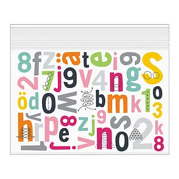 MIDORI多彩夾鏈袋B6B6文字