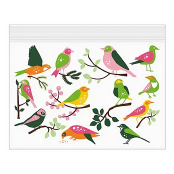 MIDORI多彩夾鏈袋B5B5小鳥