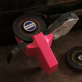 【HIGHTIDE】Penco打標機(大寫/小寫)(桃紅色)