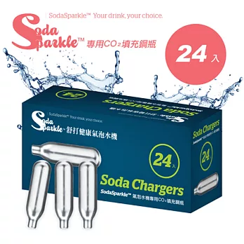 SodaSparkle氣泡水機 專用CO2鋼瓶-24入