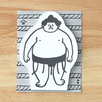 【水縞】相撲選手便條紙[OHMP]