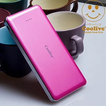 Coolive『酷派天使』8000mAh 行動電源☆洋紅天使