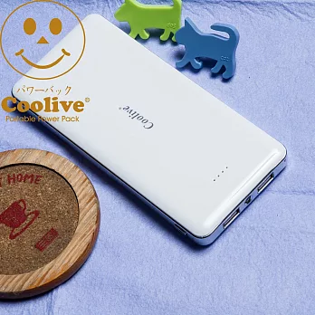 Coolive『酷派天使』8000mAh 行動電源☆白天使