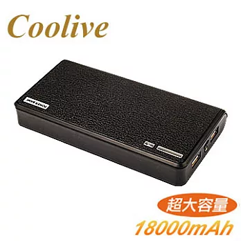 Coolive『大百科』 18000mAh 行動電源☆大百科-黑