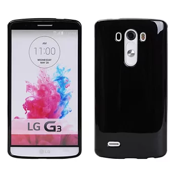 【BIEN】LG G3 亮麗全彩軟質保護殼 (黑)