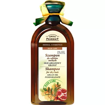Green Pharmacy 摩洛哥堅果&紅石榴強健修護洗髮精 350ml (中/乾性髮質適用)