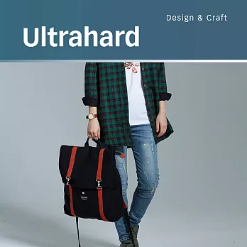 ultrahard 閱讀作家後背包系列- 莫泊桑(黑橘)