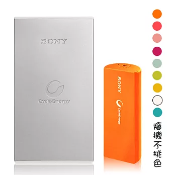 SONY 5000mAh炫彩鋁製行動電源-買大送小(贈2800mAh行動電源)銀色
