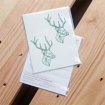 Dottinghill 刺青 紋身貼紙 / Origami Deer