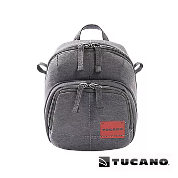 TUCANO CONTATTO DIGITAL BAG 休閒/相機兩用撞色包(小)灰