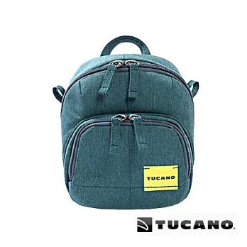 TUCANO CONTATTO DIGITAL BAG 休閒/相機兩用撞色包(小)綠