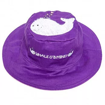 加拿大Flapjacks 兒童雙面可愛造型防曬遮陽帽-海馬/鯨魚(6M-2Y)6M-2Y