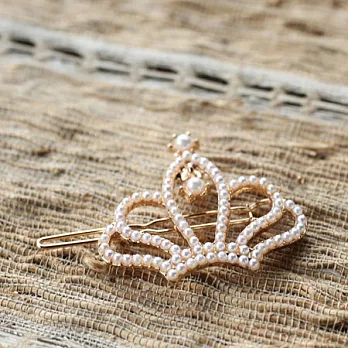 皇冠珍珠造型(髮夾)‧Alice遇見愛麗絲